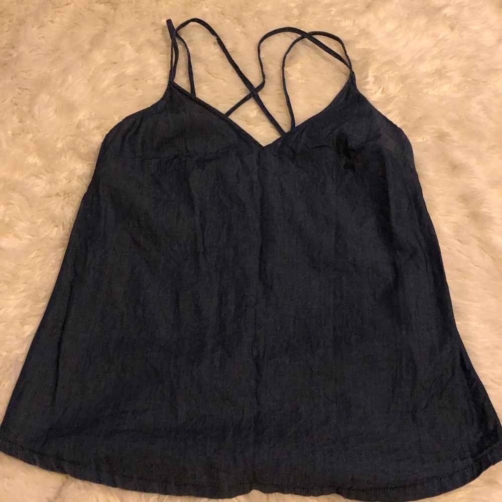 Dark blue shirt